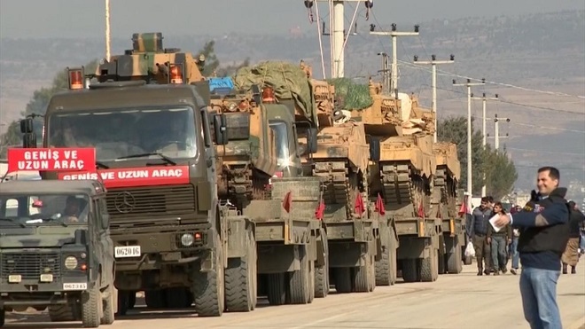 آليات عسكرية تركية في شمال سوريا(أرشيفية)